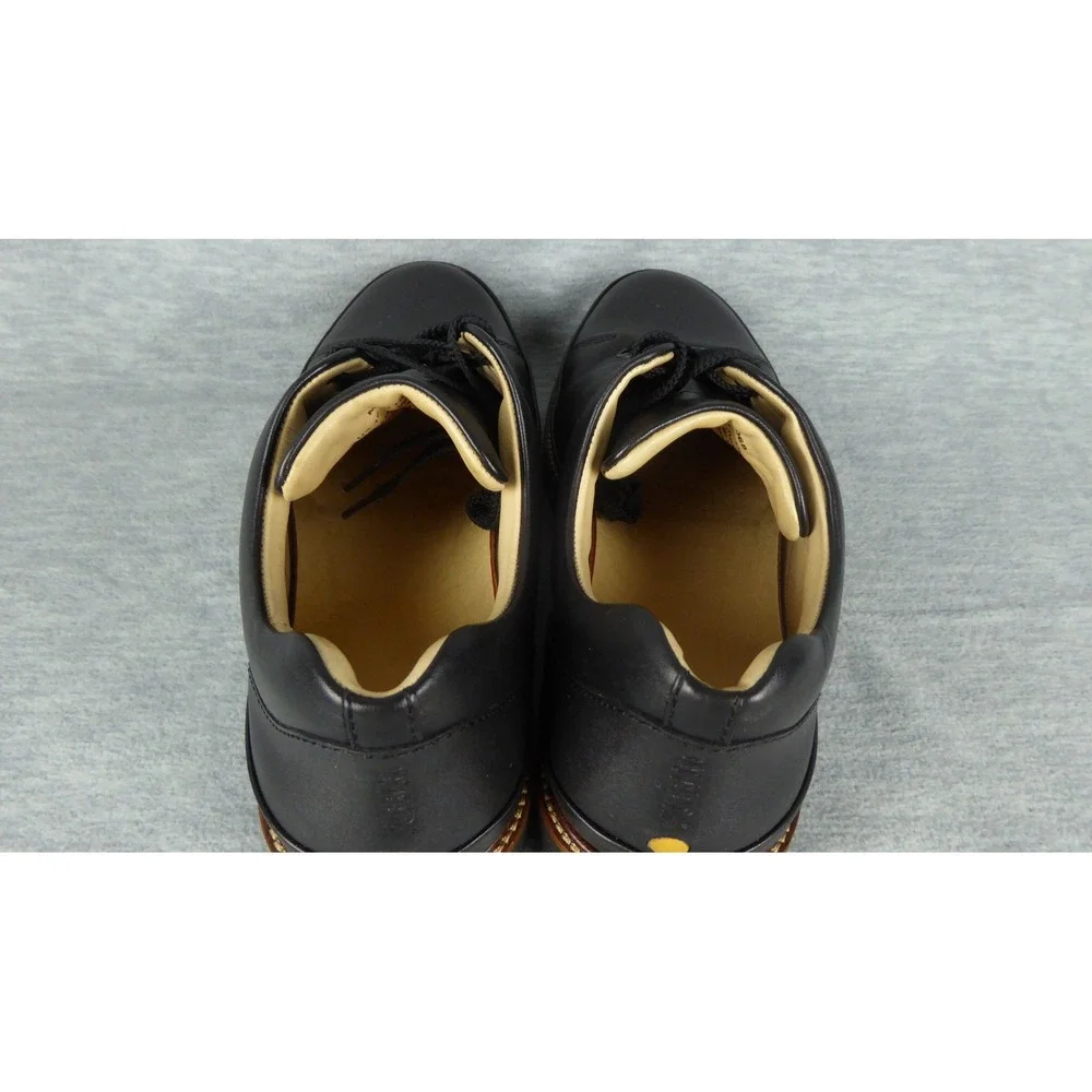 Samuel Hubbard Dress Fast Shoes Mens 10 W Black Leather Oxfords Casual Comfort